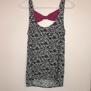 Floral tank top blouse